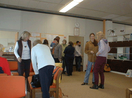 Pause im Lehrerzimmer